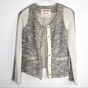 ANTHROPOLOGIE Cartonnier Sweater Jacket Blazer